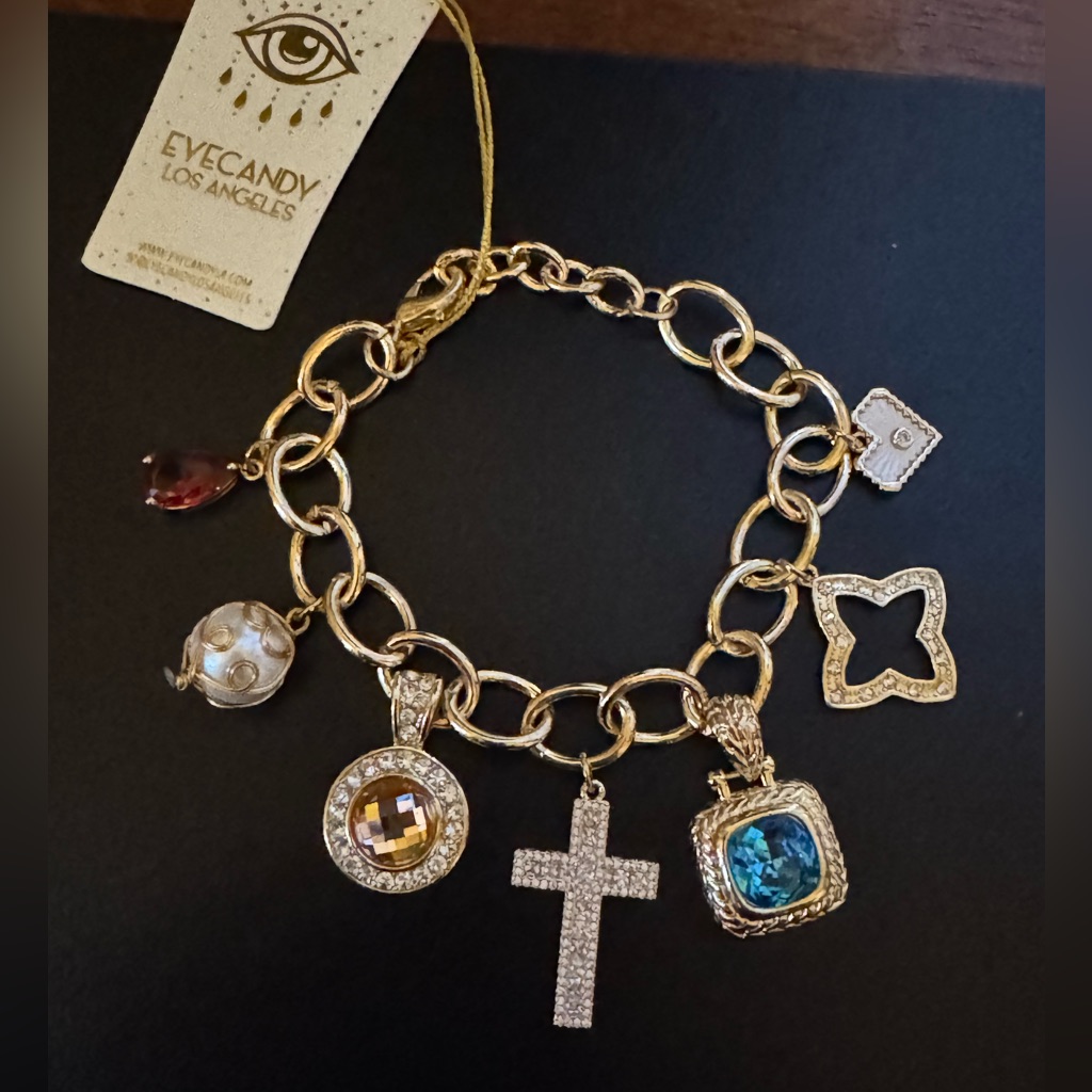 Eye Candy La Elegant Lux Charm Bracelet Nwt 19$